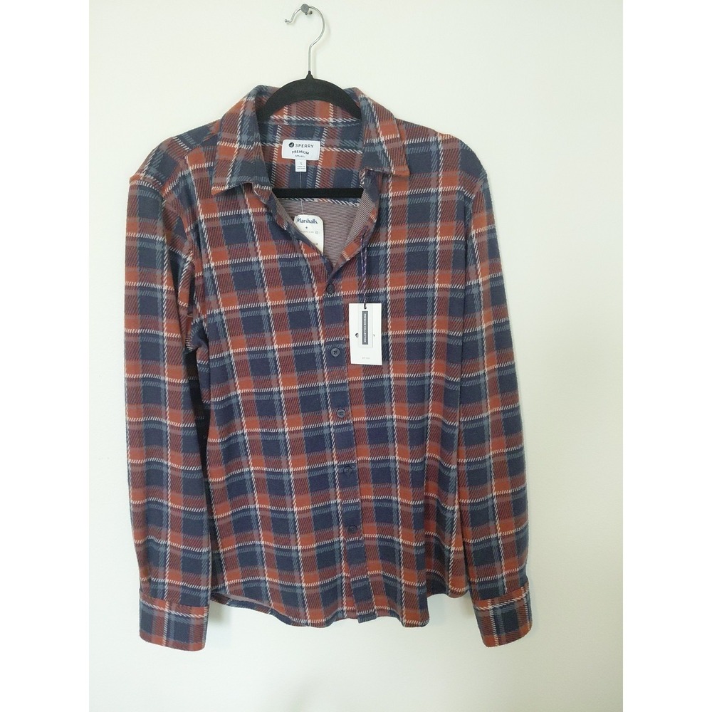 Sperry Premium Flannel Plaid Shirt, Size Small New With Tags Orig $56 - Picture 2 of 6